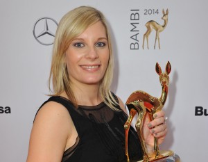 Nora Weisbrod erhält BAMBI 2014  in der Kategorie „Unsere Erde“