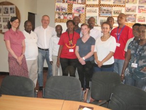 Ewald Dietrich besucht ruandische Projektpartner