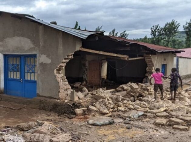 Starkregen und Überschwemmungen in Ruanda